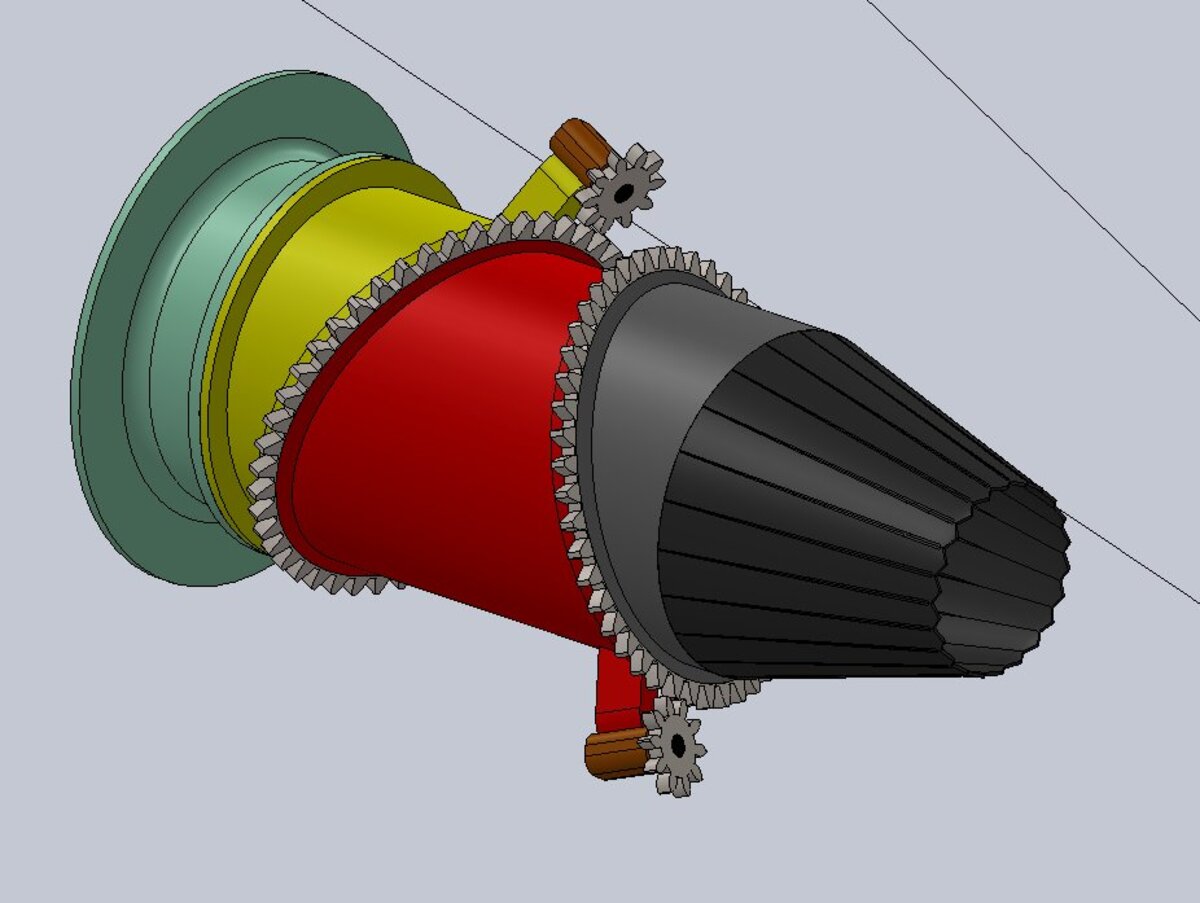 F-35B swivel duct reverse angle