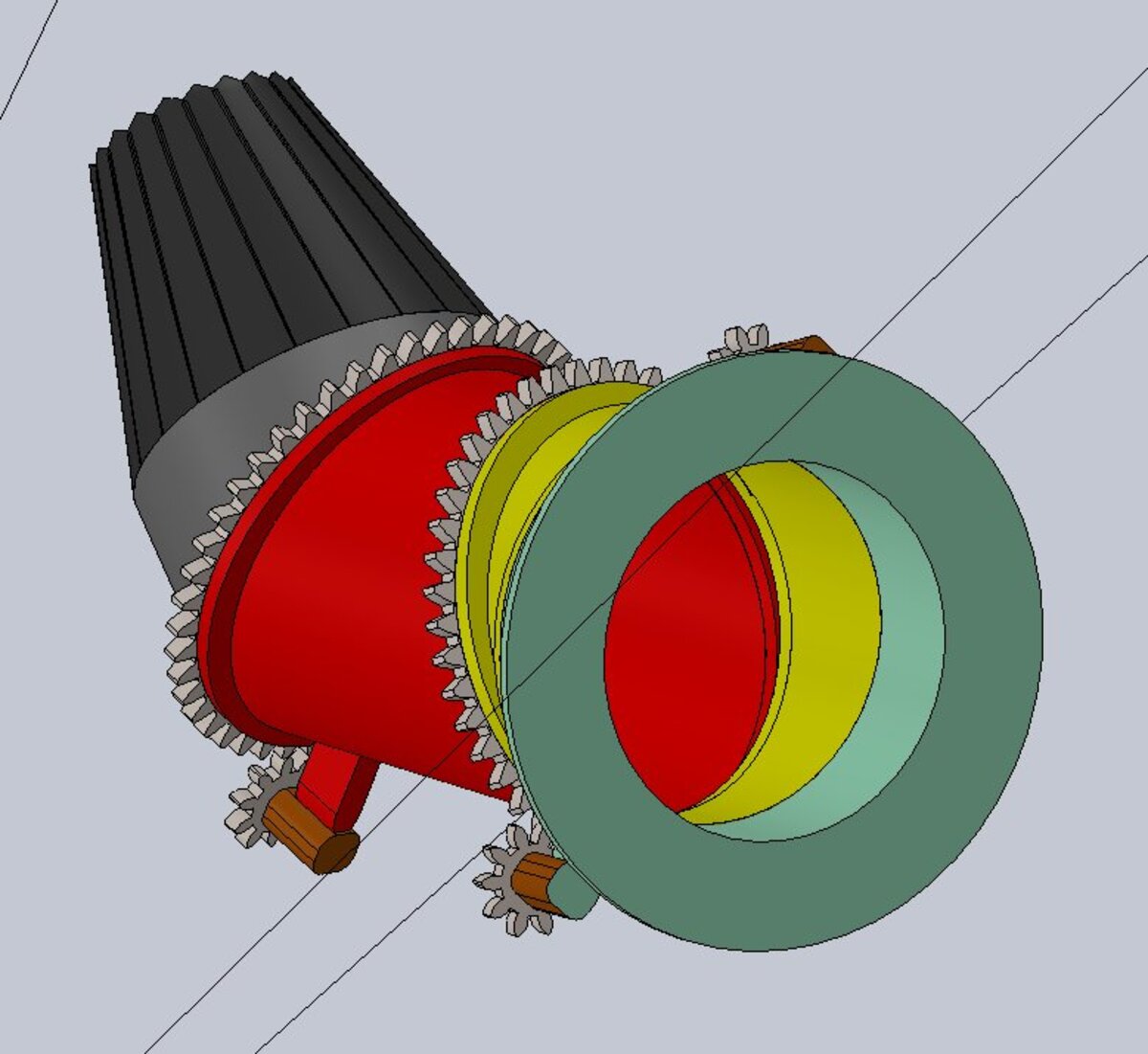 F-35B swivel duct rear nozzle view