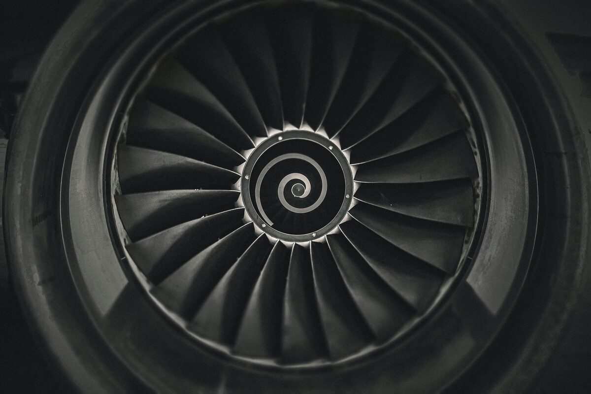 Turbine fan face